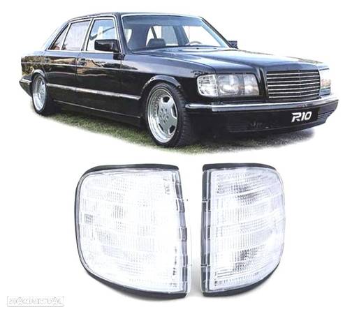 PISCAS FRONTAIS BRANCOS PARA MERCEDES W124 BERLINA COUPÉ - 1