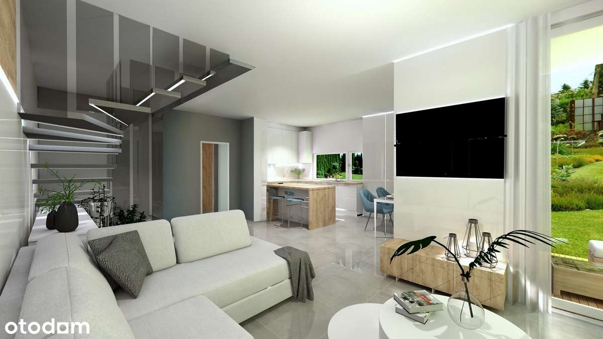 Nowoczesne segmenty w kameralnej zabudowie z ogródkami, tarasami-5