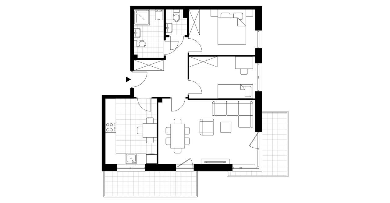 Młoda Rumia | mieszkanie 4-pok. | M​R12 P3/M4 - Pełny obrazek: 4/9