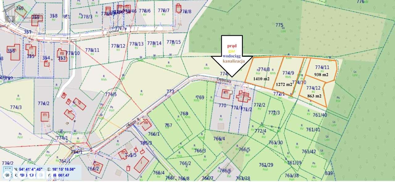 Działki pod lasem - budowlane z Wz - Leśniewo-14
