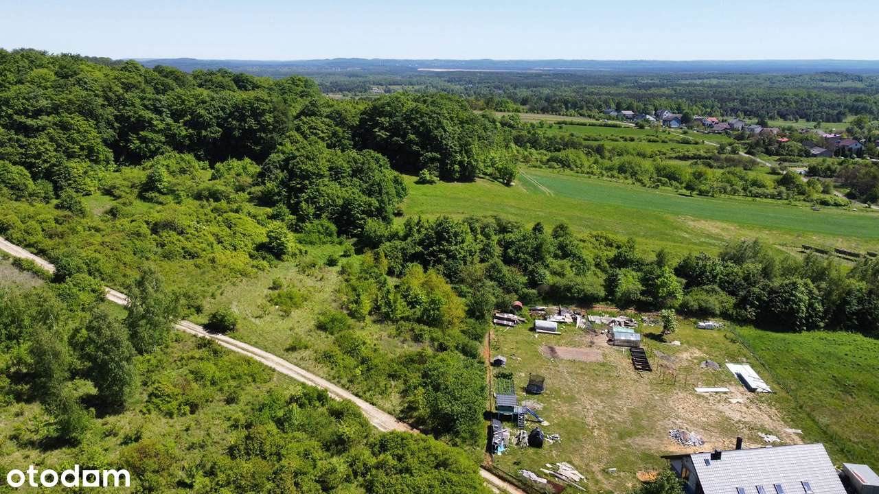 Widokowa działka w Niegowoniczkach, tylko 1 sąsiad-5