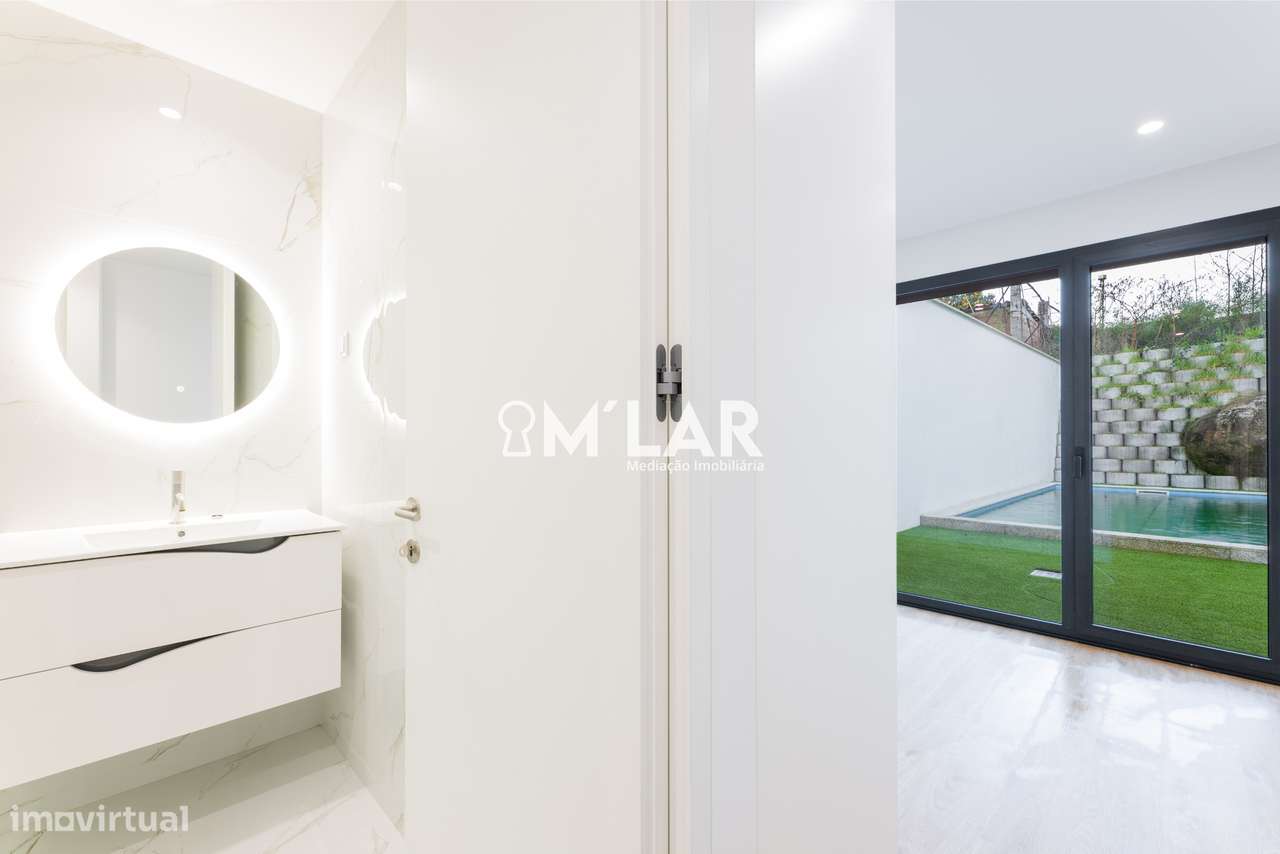 Apartamento T3 com piscina, Novo, no Centro de Vila Verde-29