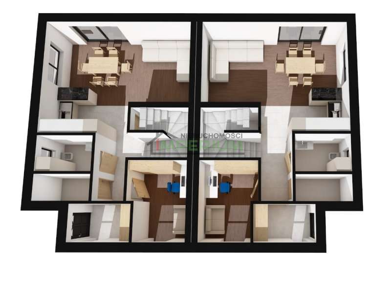 Dom w zabudowie bliźniaczej 105 m2 w Chełmcu.-6