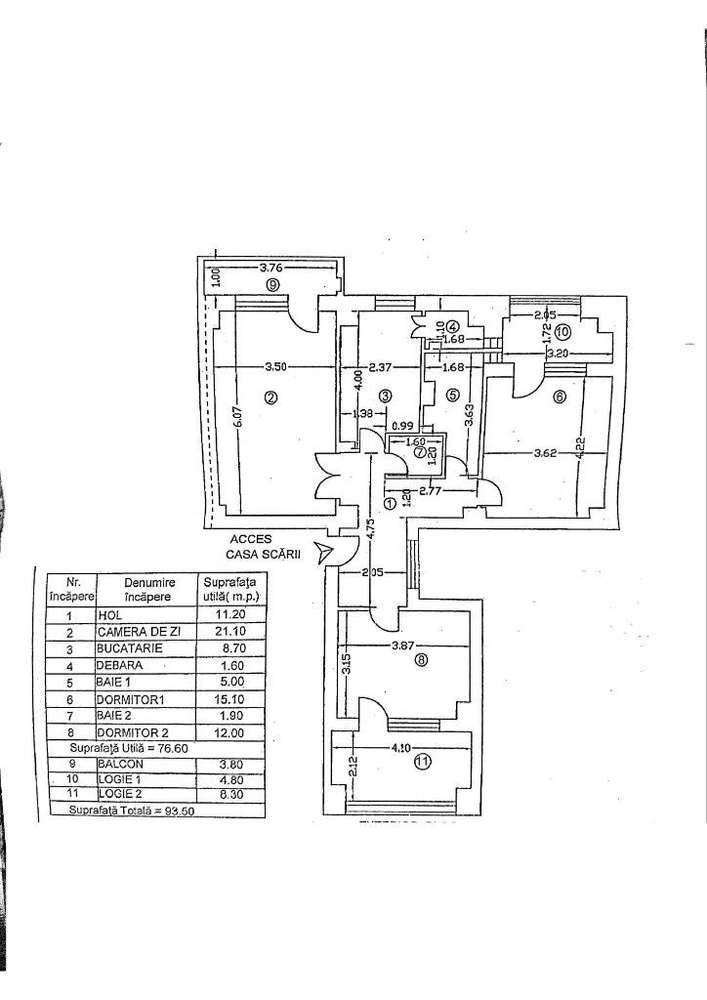 Parcul Catedralei - 3 camere /2 bai /3 balcoane /centrala /etaj 10-12