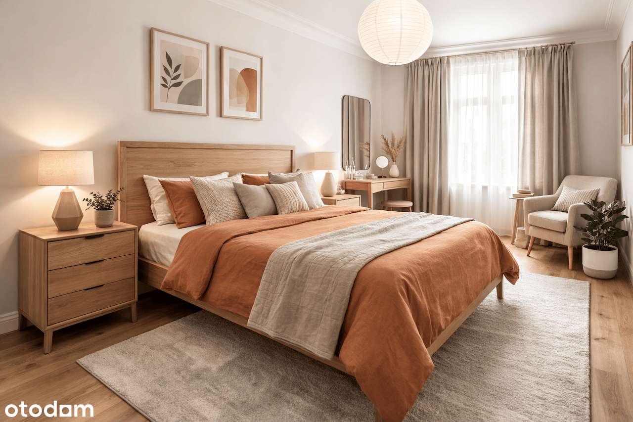 3 pokoje 59,9 m² + 2 balkony | Mokotów | 0% PCC / 0% prow.-4