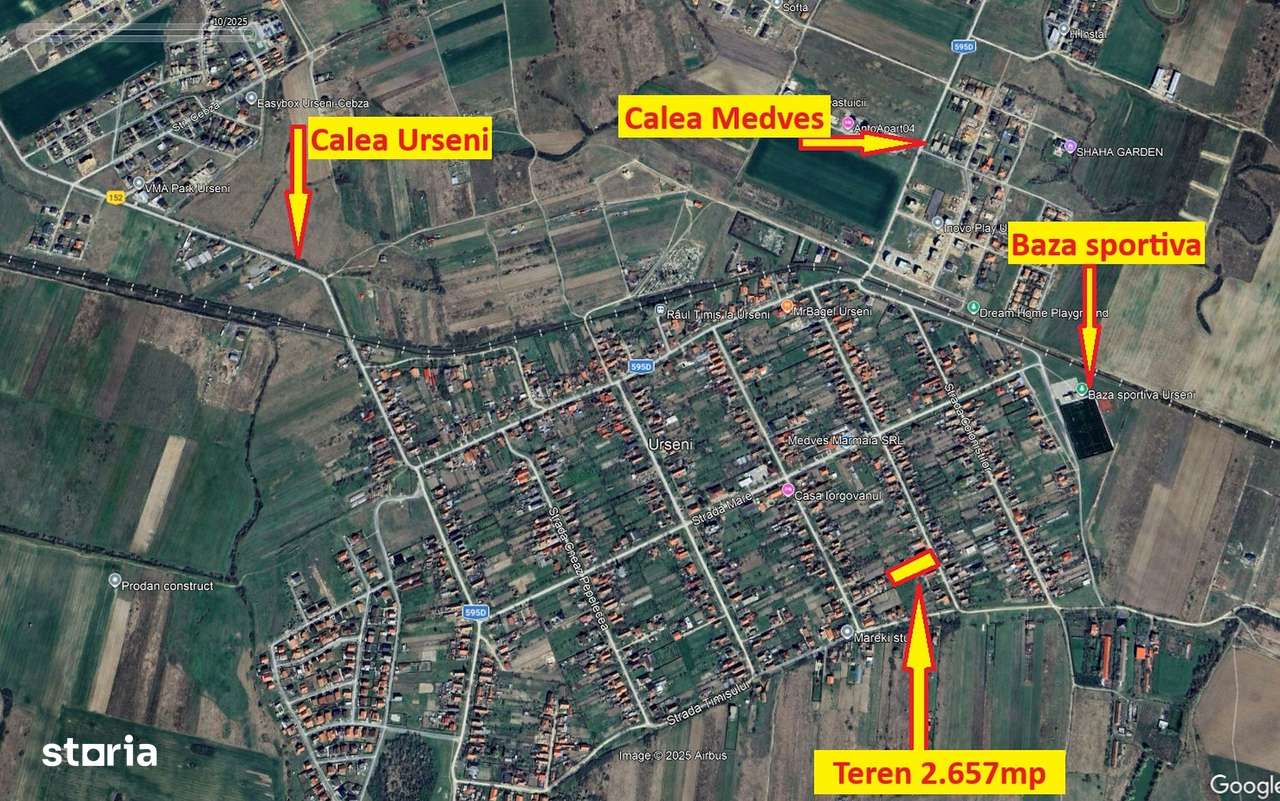 Teren 2.657 mp – toate utilitatile– Urseni, Moșnița Nouă-8