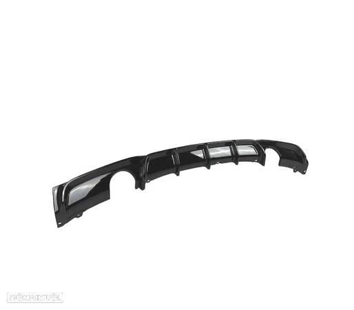 DIFUSOR DUPLA SAIDA M-PERFORMANCE PARA BMW F30 F31 PRETO BRILHANTE - 5