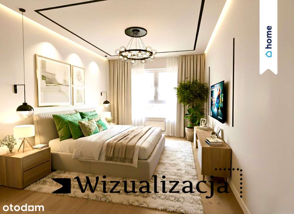 Apartament oś. Filmowe w Bydgoszczy - 3 pokoje 47m - Pełny obrazek: 5/9