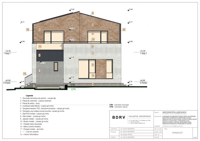 În exclusivitate, Duplex Modern D+P+E – Proiect Autorizat-3