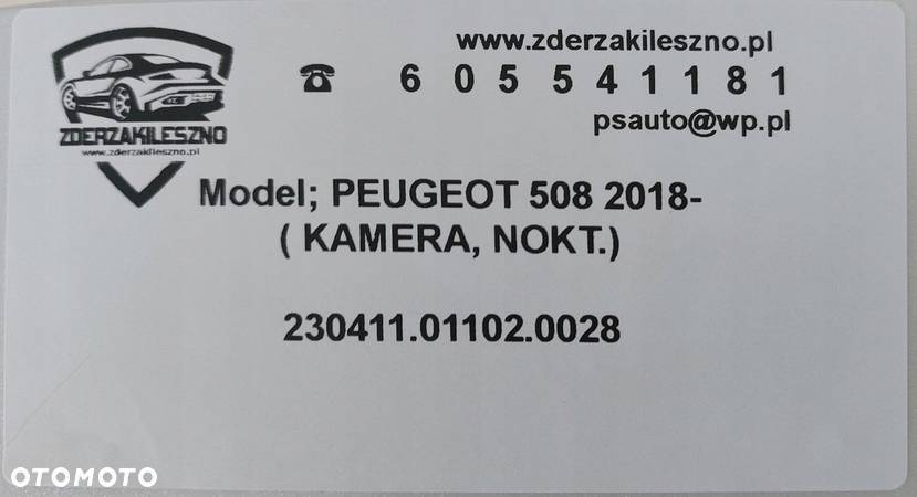 Zderzak Peugeot 508 nowy model komplet - 12
