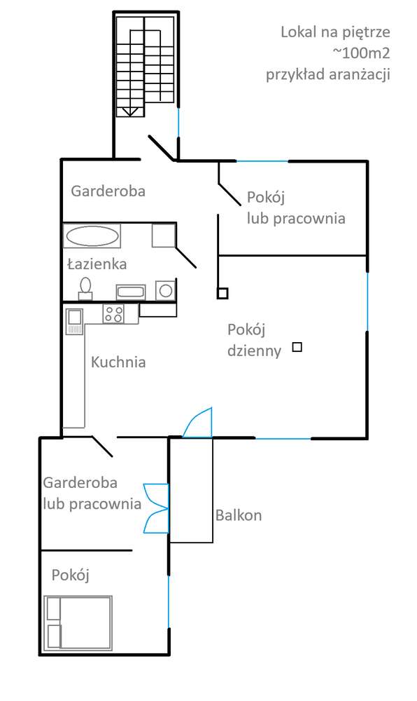 Sądecka - nowe lokale w centrum – pod biuro, usługi lub mieszkanie - Pełny obrazek: 5/5