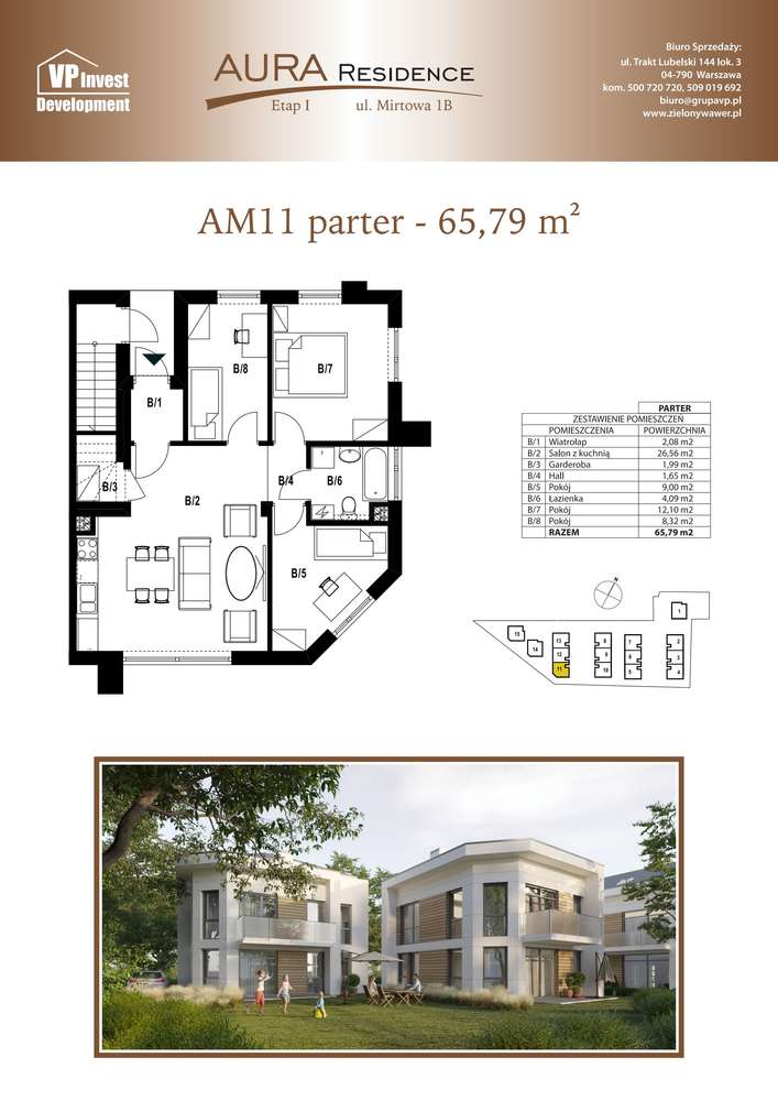 4-pokojowe mieszkanie 65m2 Bez Pośredników - Pełny obrazek: 2/7