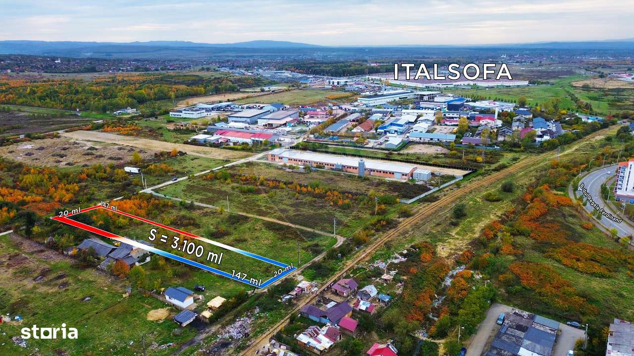 TEREN cuprins in PUZ- zona Fan Curier  Baia Mare - Imagine principală: 1/6