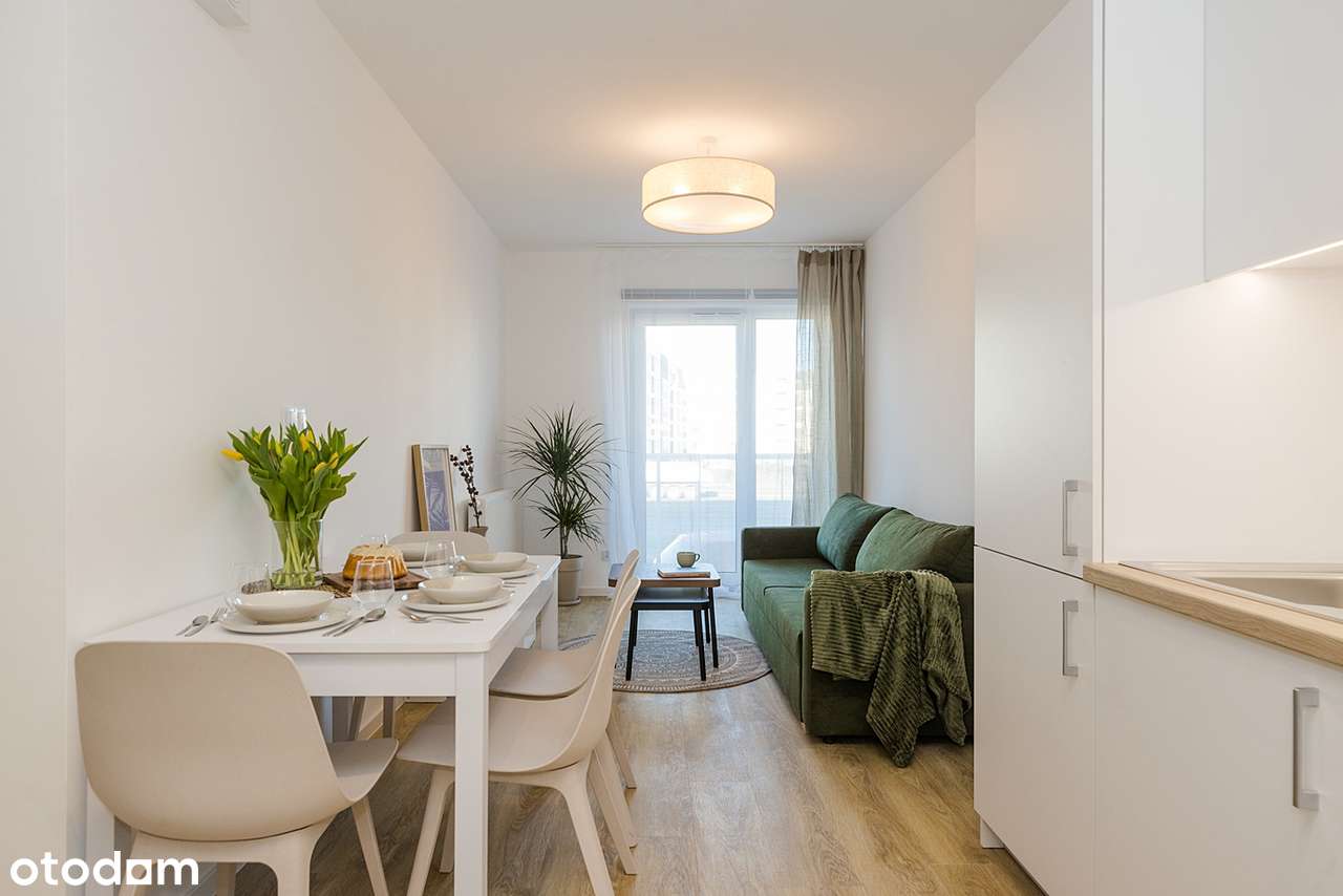 3 pok - 46 m², jasne, komfortowe, kompaktowe, nowoczesne, pet friendly