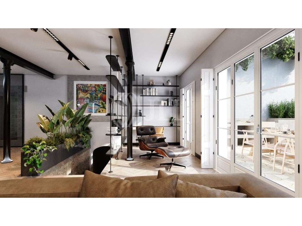 Apartamento T3 com terraço, garagem no centro de Lisboa-4