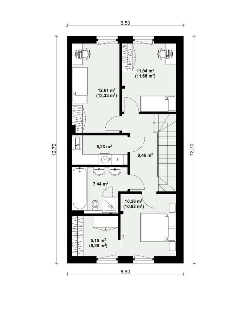 Dom Oskar H z garażem, Żory, ul. Spokojna DOM POD KLUCZ!-18