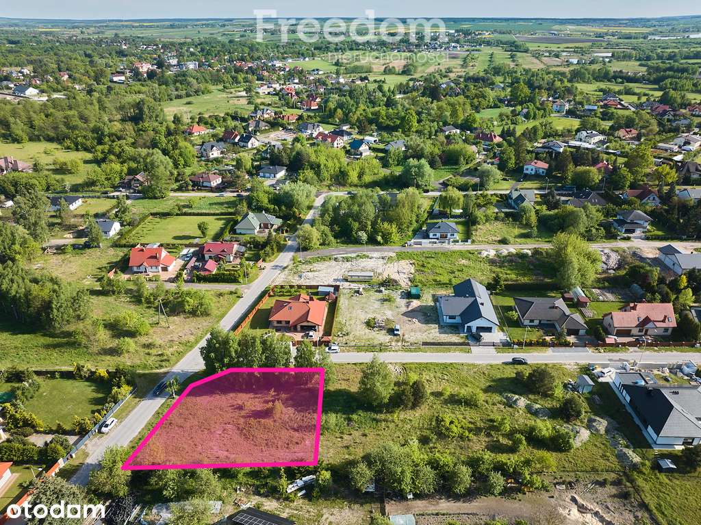 Dwie działki budowlane 9 i 12 arów, Asnyka - Pełny obrazek: 3/6