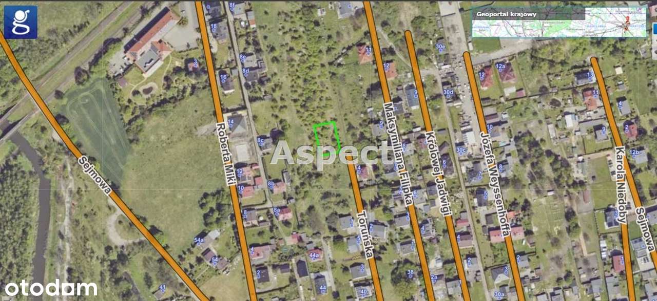 Działka budowlana 638m2 Zabrze ul. Toruńska - Pełny obrazek: 4/5
