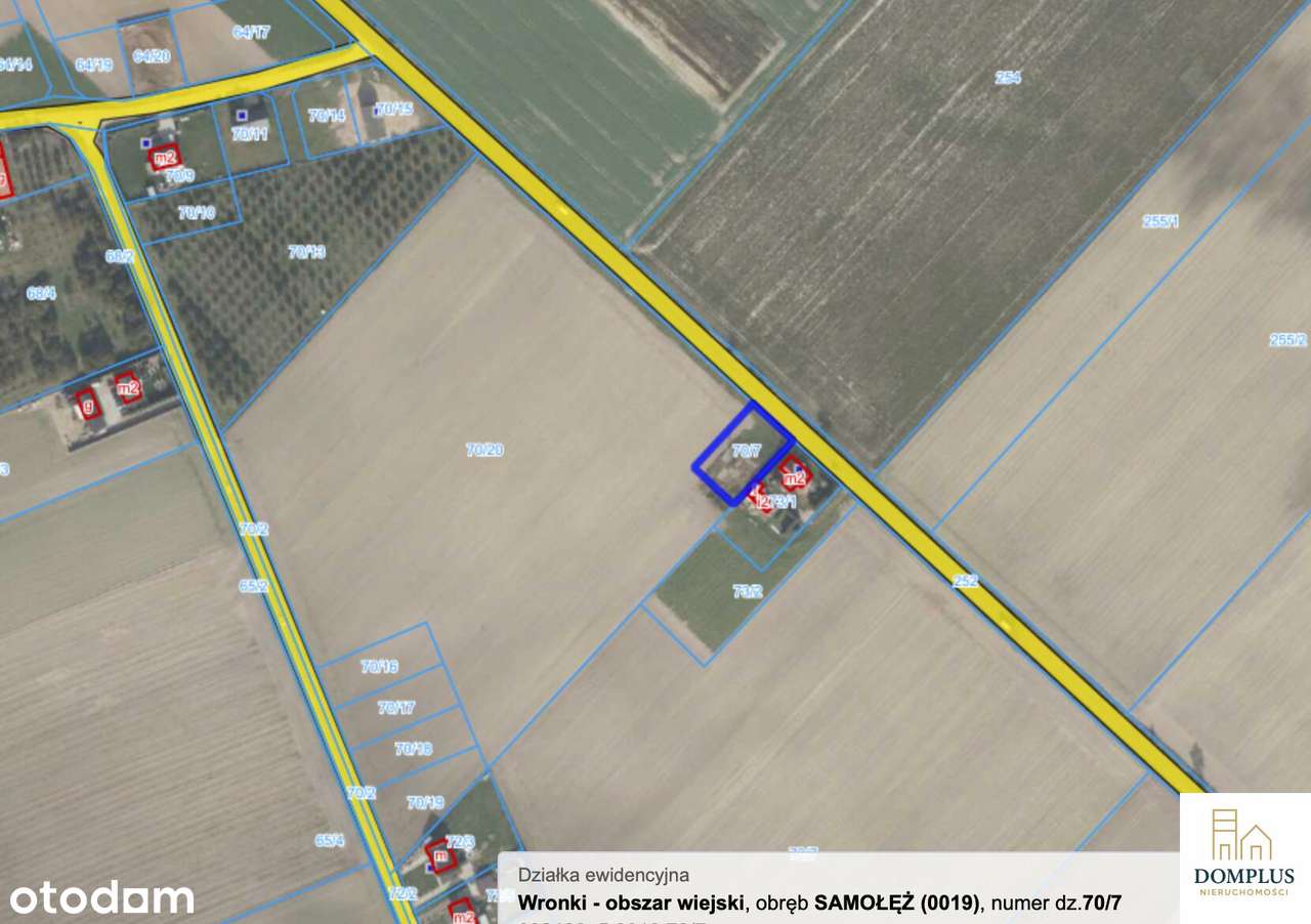 Działka budowkana 1165 m2 Samołęż.-6