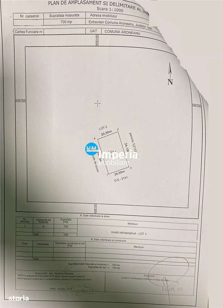 Teren de vanzare in Iasi,  zona Aroneanu - Imagine principală: 5/5