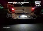 Lampa full led leduri iluminare numar Dacia Logan - 3