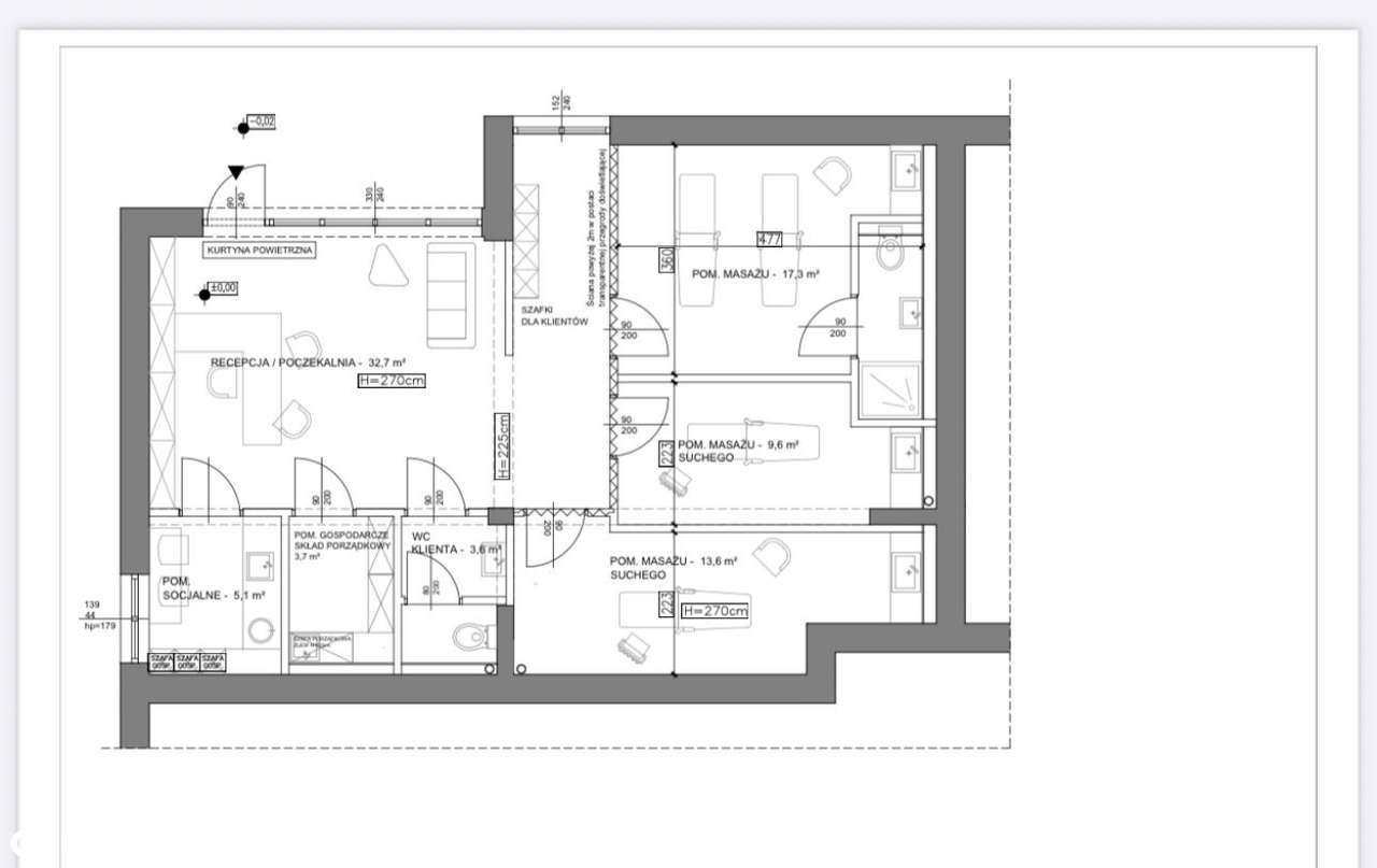 Lokal użytkowy z projektem pod gabinety - Pełny obrazek: 4/5