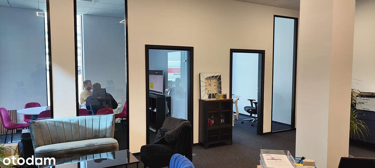 BEZPOŚREDNIO Biuro wysoki standard 3 pomszczenia, oszklone, parking - Pełny obrazek: 5/7
