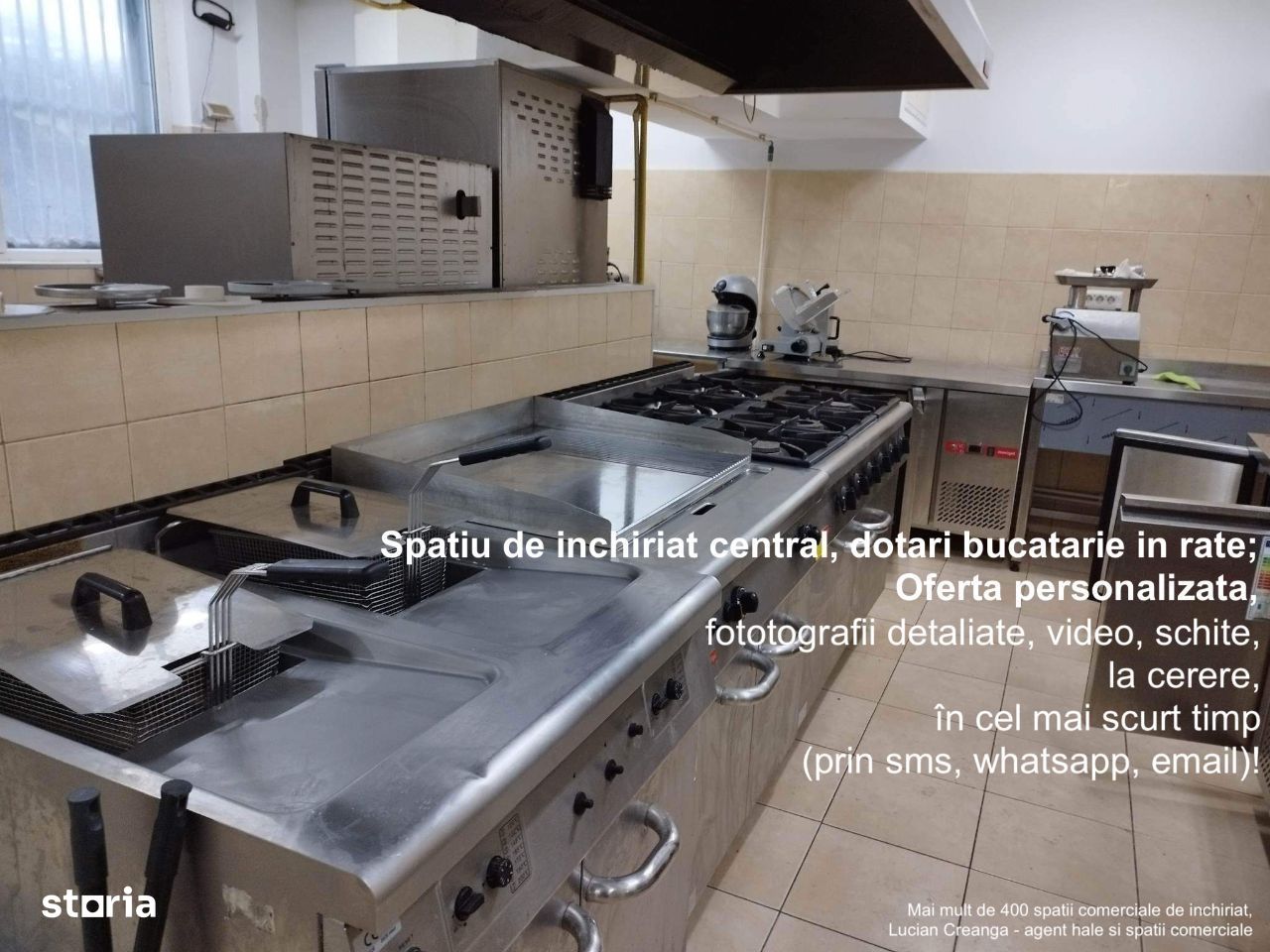 Spatiu catering, bucatarie de inchiriat, 100mp, centru Iasi