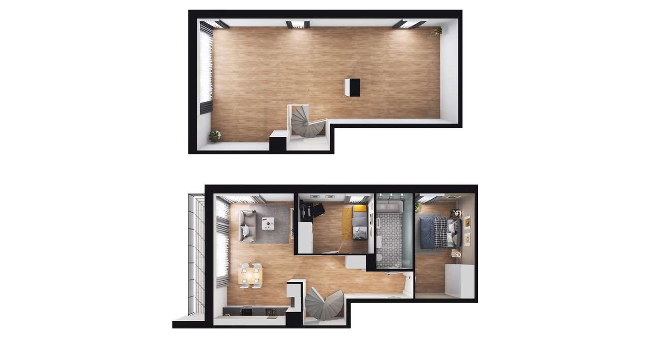 3-pokojowe mieszkanie 105m2 + taras Bez Prowizji - Pełny obrazek: 2/6