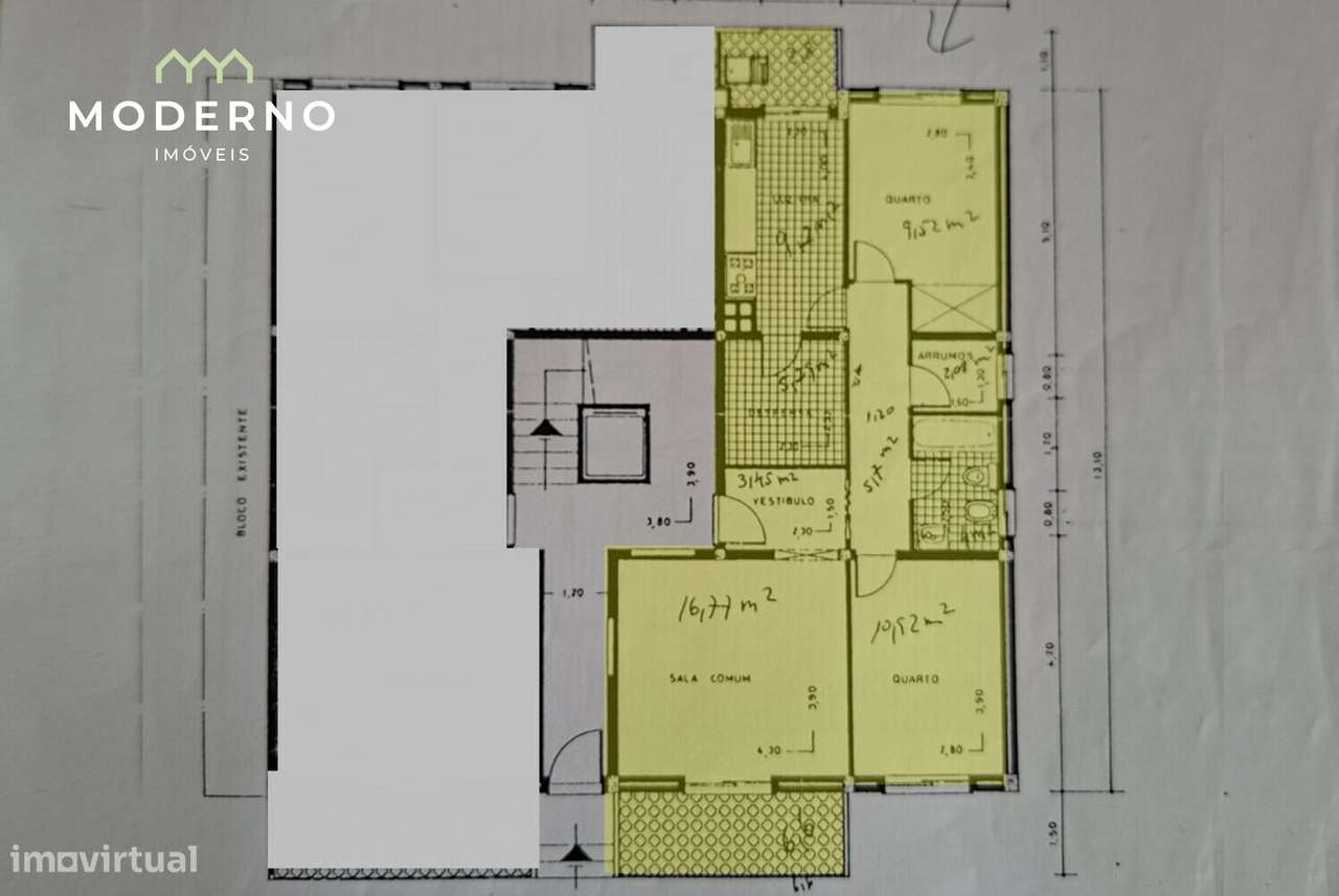 Apartamento T2 com garagem – Eiras, Coimbra-40