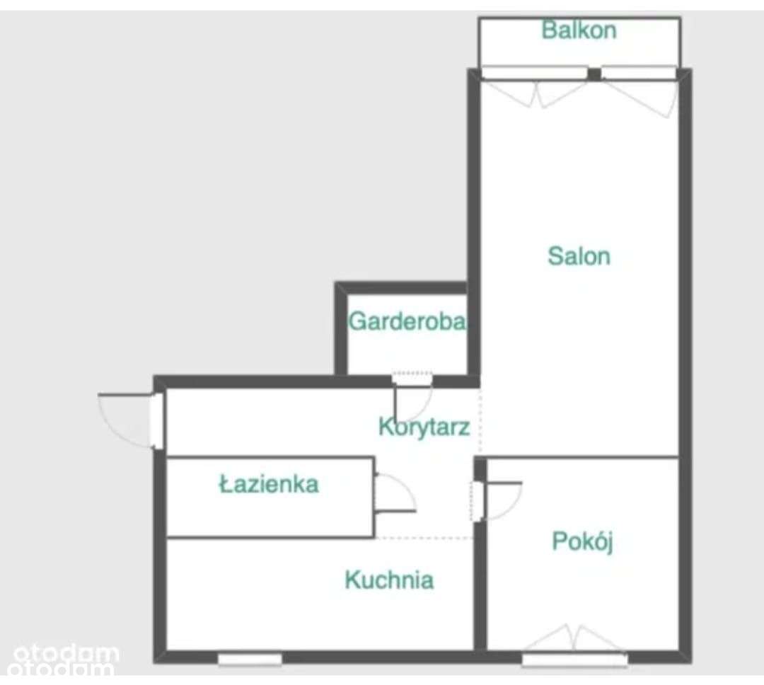 Dwupokojowe mieszkanie z oddzielną kuchnią-10