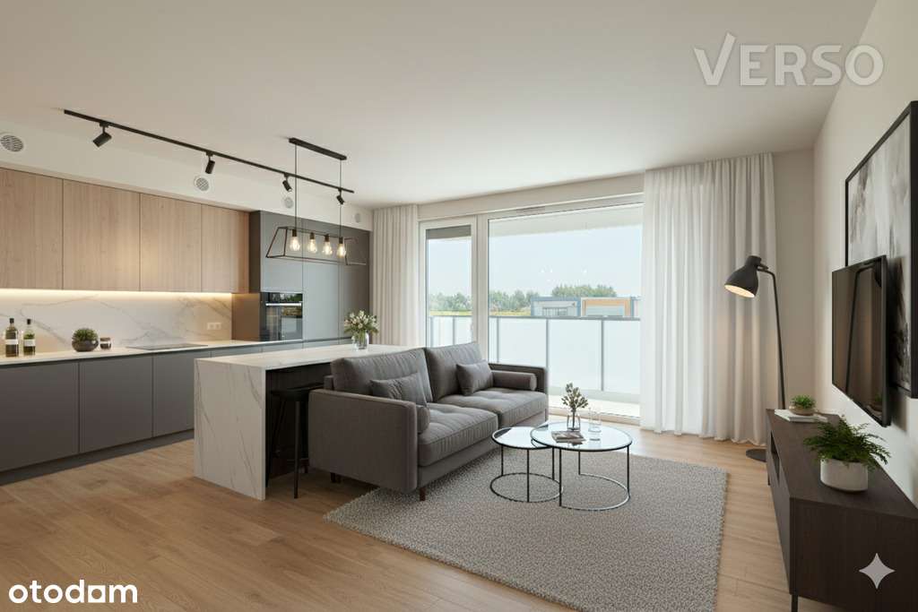 Mieszkanie 2 pokojowe z balkonem, oraz tarasem-0