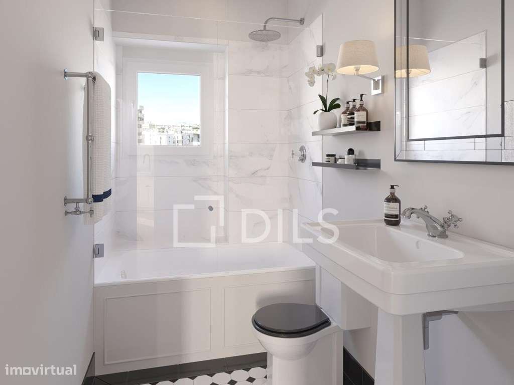 Apartamento T1 com pátio, na Lapa - Grande imagem: 4/20