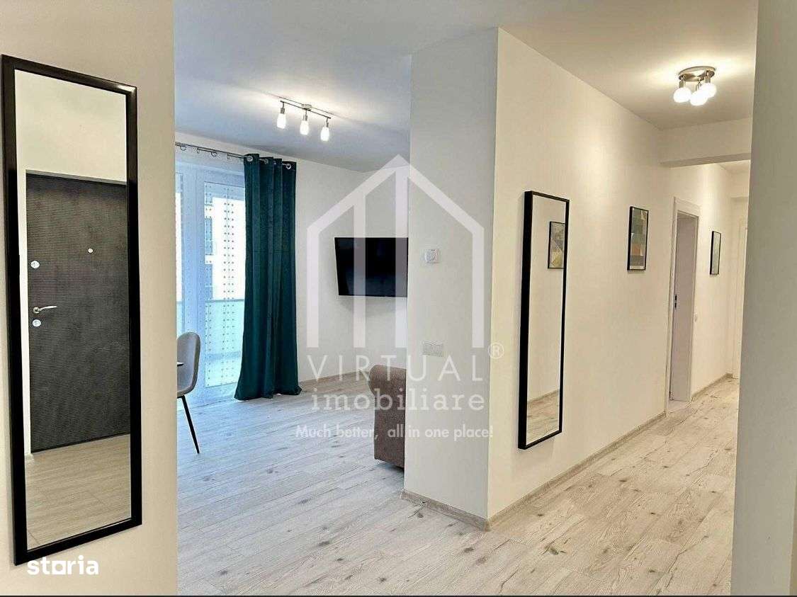 Apartament de inchiriat in Sibiu 3 camere, 2 bai, 102 mp, etaj 2, lift - Imagine principală: 3/8