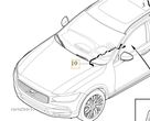 VOLVO V90CC wiazka srodkowy tunel 220V USB 31664500 - 3