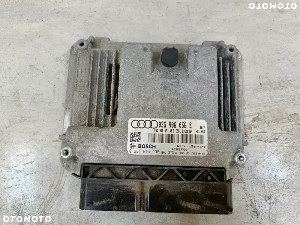 Komputer sterownik silnika 1.9 TDI Audi A3 8P ECU 03G906056S - 1