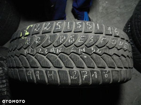 Opona pojedyńcza 225/55r16 bridgestone blizzak lm-32 6,5mm zima - 1