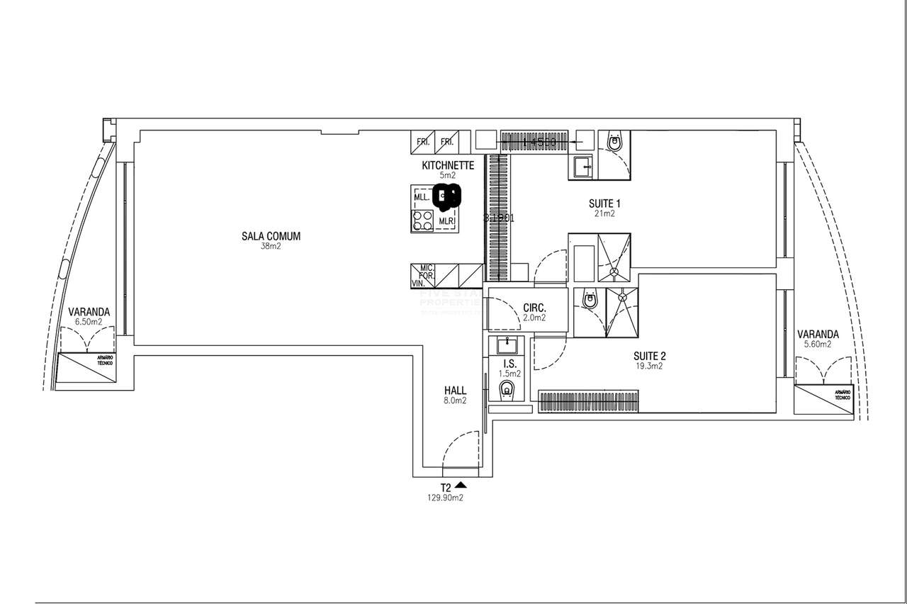T2 de Luxo - Lisboa - Avenidas Novas - Campo Pequeno-37