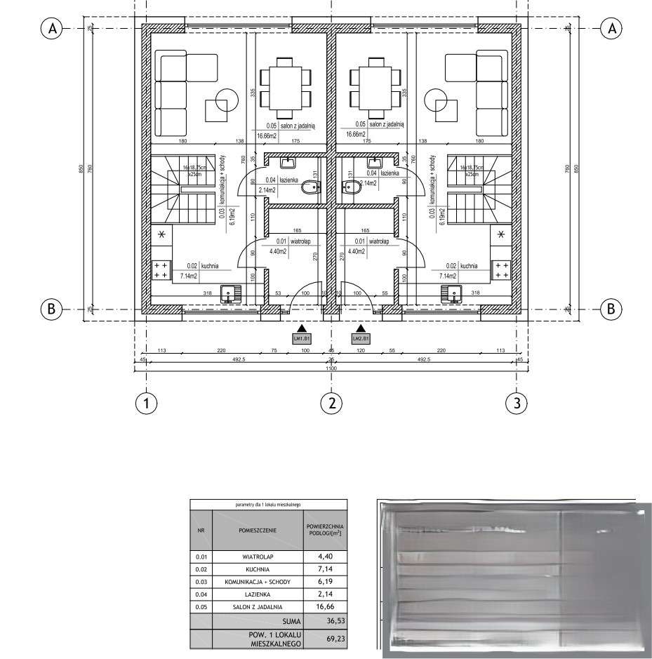 Działka inwestycyjna 65 ar – Kraków Podgórze – projekt 15 lokali!-0