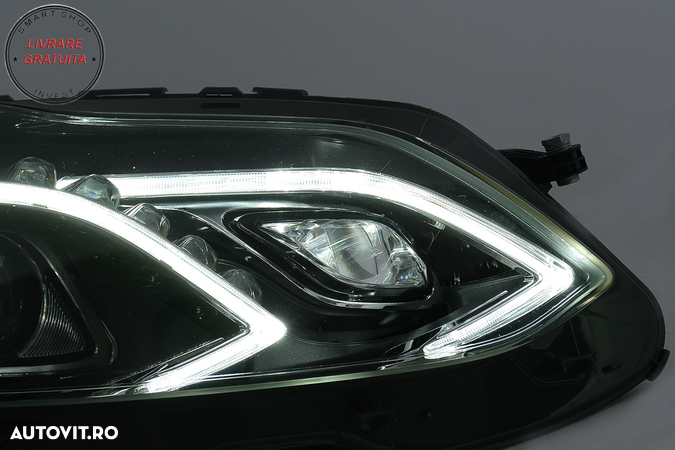 Faruri LED Mercedes E-Class W212 (2009-2012) Facelift Design- livrare gratuita - 4