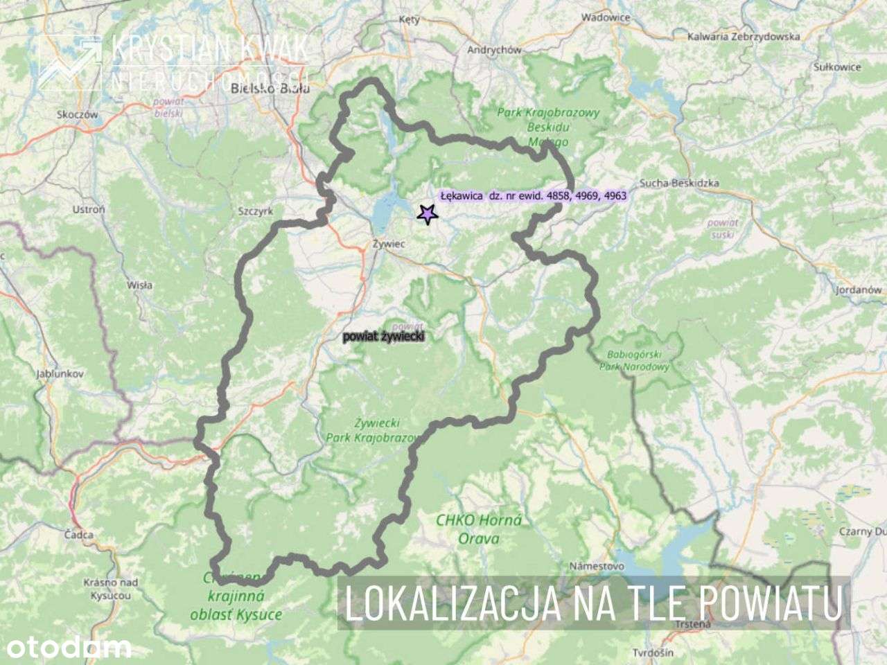 Łękawica działki przemysłowo-usługowe - Pełny obrazek: 4/17