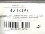 WYŚWIETLACZ PEUGEOT 307 SW (3H) 2002 - 2009 2.0 HDi 135 100 kW [136 KM] olej napędowy 2004 - 2008 - 6