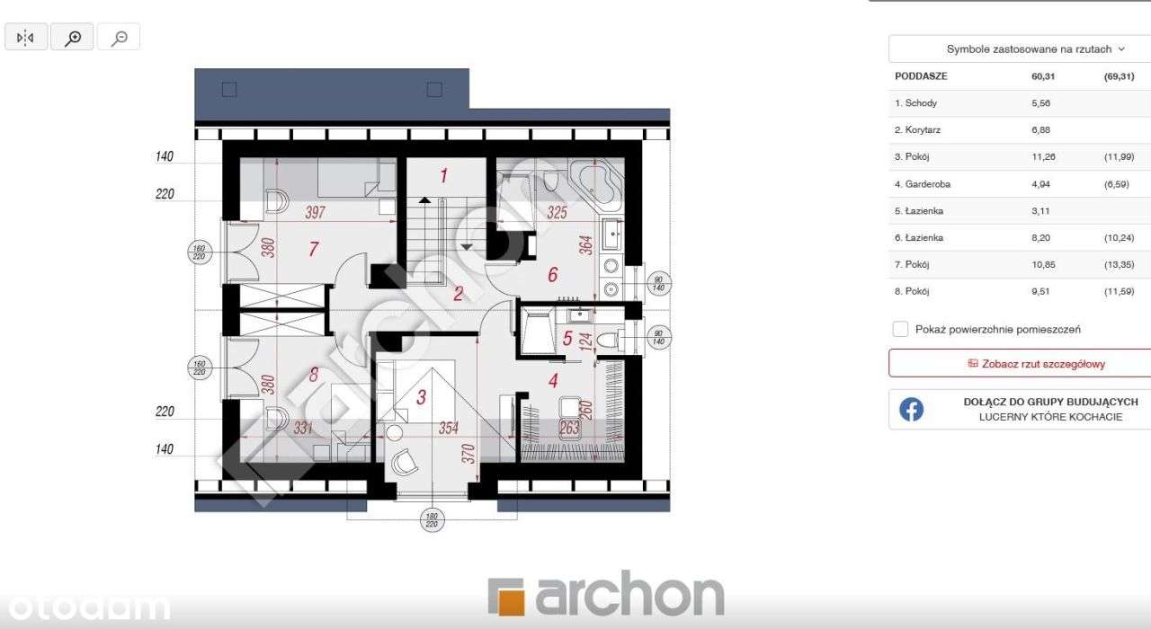 Dom w Lucernie 8 Dąbrówka Rzezawa Bochnia Brzesko-4