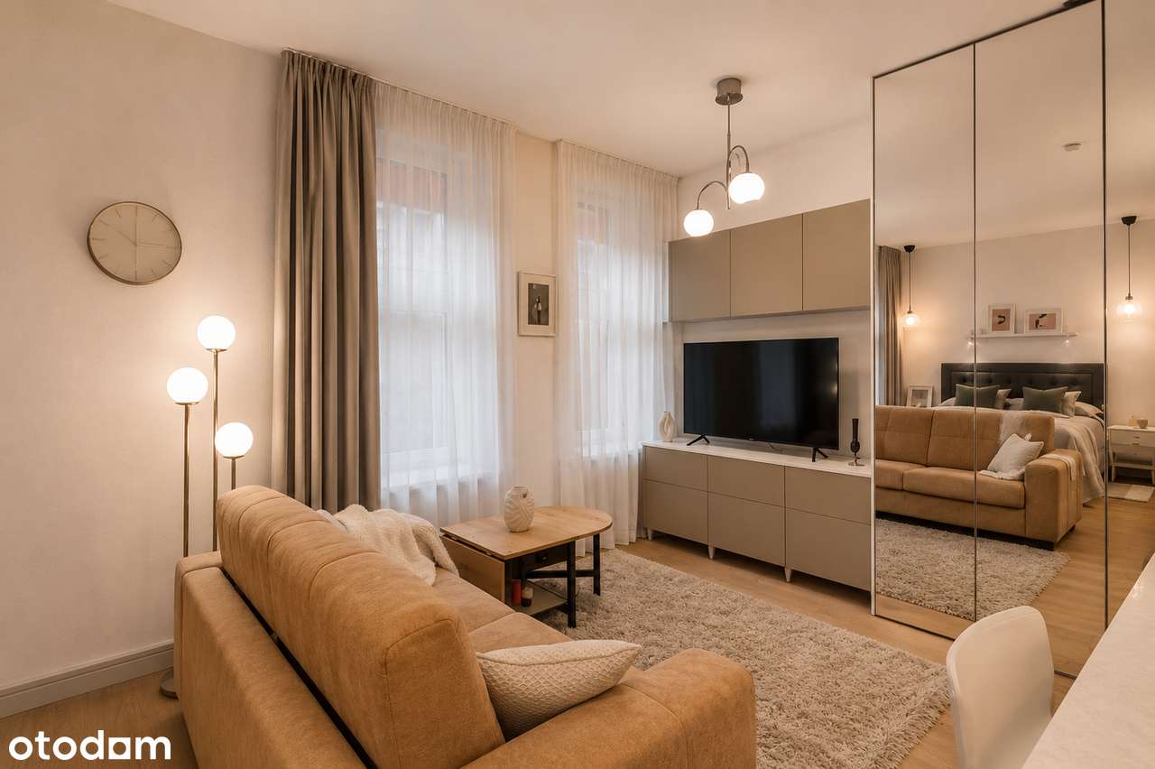 Piękne, jasne mieszkanie typu studio przy ul. Partyzantów