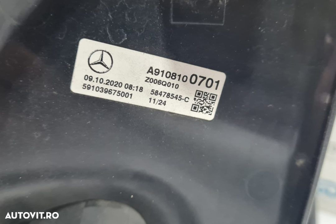 Oglinda dreapta cu brat lung manuala a9108100701 Mercedes Sprinter 2.0 2018-2023 - 4