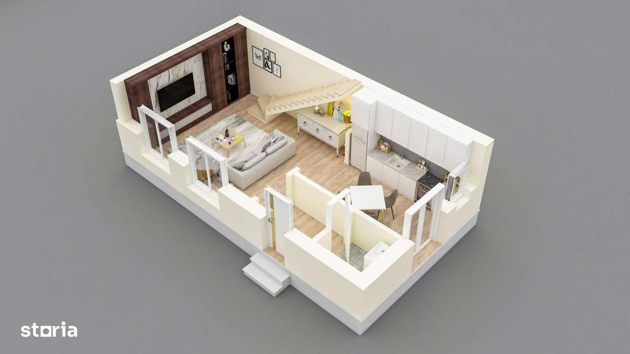 CASA FINALIZATA IN ZONA TRAPEZULUI / 5CAM.+4 BAI + CURTE +TERASA! - Imagine principală: 2/20