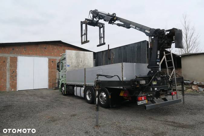 Mercedes-Benz Actros 2545 / skrzynia 6,65m / 6x2 / + HDS ATLAS 129.3 - 4