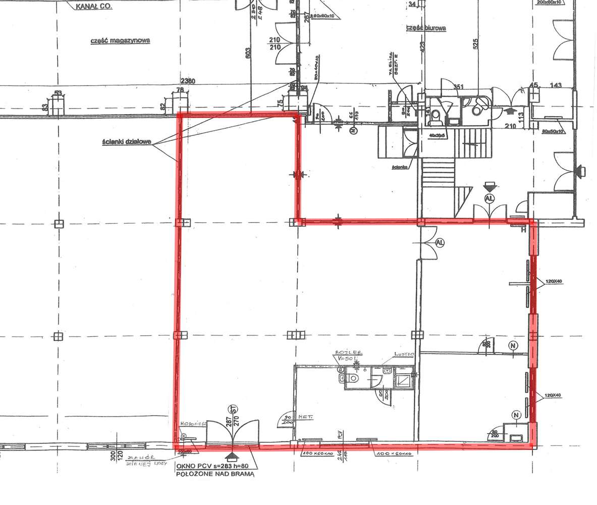 Do wynajęcia powierzchnia biurowo-usługowa o pow. całkowitej 242m2 - Pełny obrazek: 4/4