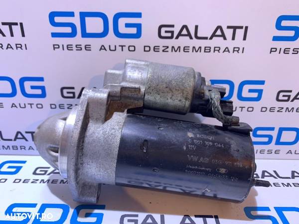 Electromotor cu 9 Dinti Audi A4 B7 2.0 TDI BPW BRC BLB BRE 2005-2008 Cod: 03G911023A - 2