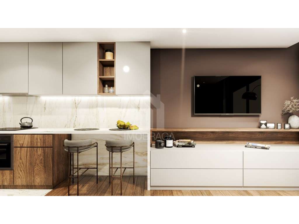 Venda de Apartamento T0 C/Varanda Novo - No Centro de Braga - Grande imagem: 4/15